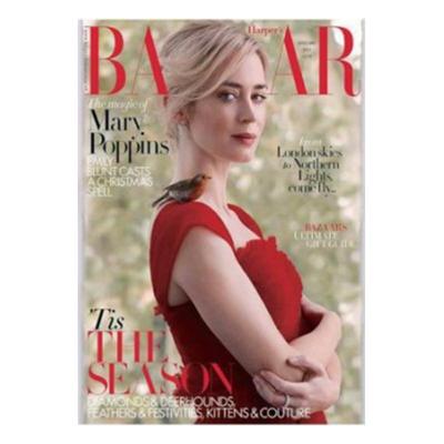 【全年订阅】harper's bazaar 时尚芭莎（美国版） 时尚杂志 英文原版进口 美国出版 年订9期 期刊杂志 报刊书籍