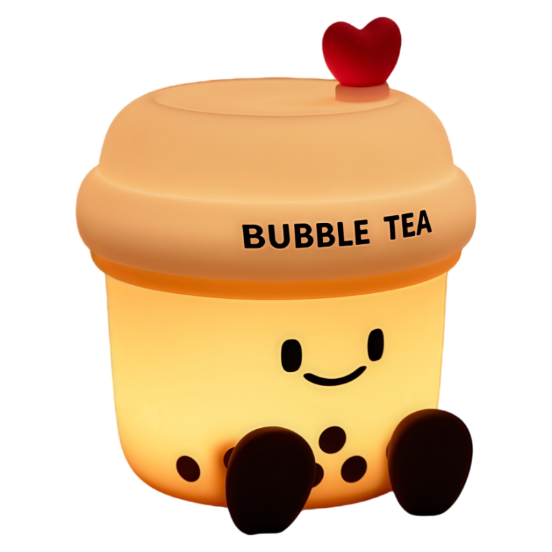 奶茶杯拍拍小夜灯婴儿喂奶护眼灯