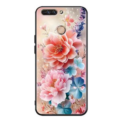 luckrider适用于华为荣耀v9手机壳V九春天DUK-AL20唯美5.7寸保护套al2O花卉荣誉V9花卉tl30防摔dukaloo花海du