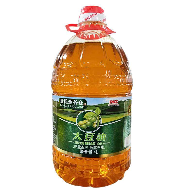 纯笨榨大豆油非转基因金谷仓压榨