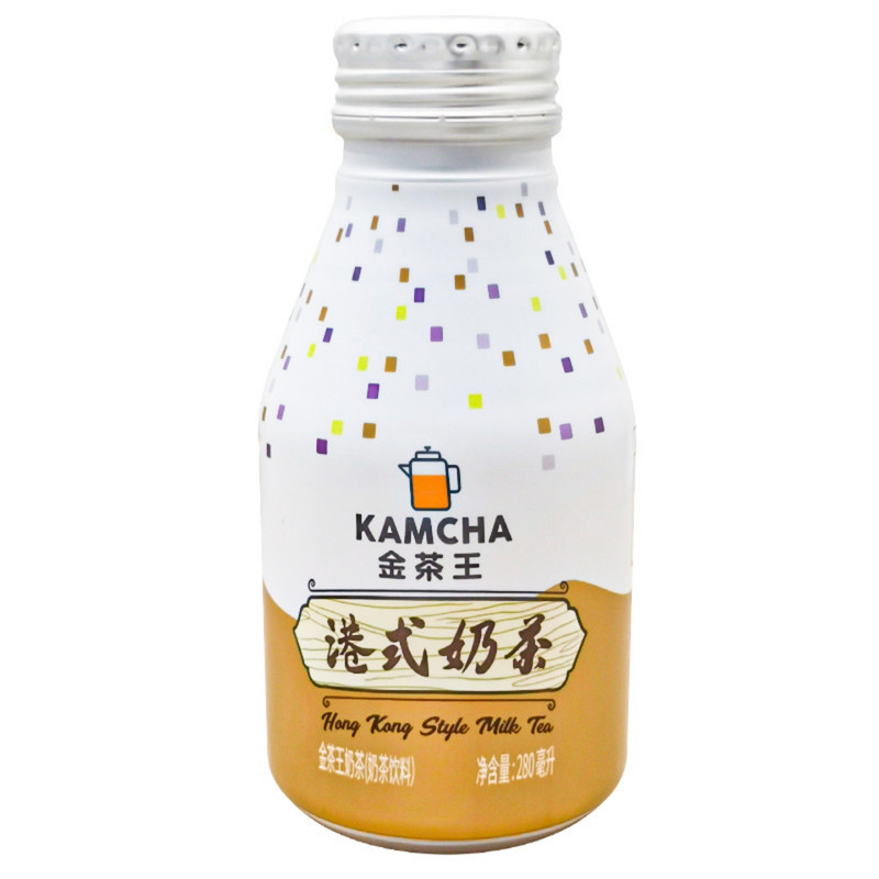 金茶王港式奶茶280ml/瓶装饮料香港风味丝袜原味奶茶王下午茶饮品