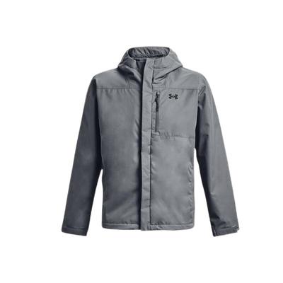 UA安德玛三合一外套男2025秋季运动夹克防风防泼水三合一冲锋上衣