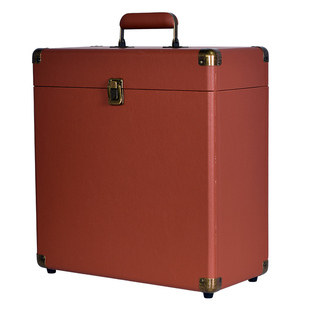 12寸黑胶唱片收纳箱LP唱片木质收纳盒有盖整理箱收纳影碟胶片箱