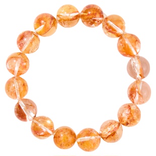 曦光里 好运的~收藏级天然水晶锦鲤红胶花手串 霓凰彩虹新年礼物