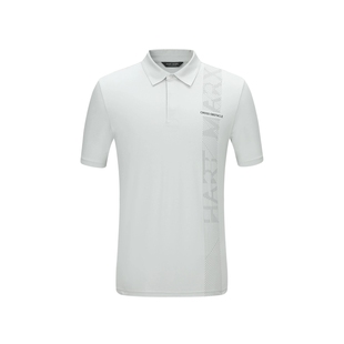 【抗菌吸湿速干】HART MARX男士休闲短袖polo衫夏季抗菌棉质印花T