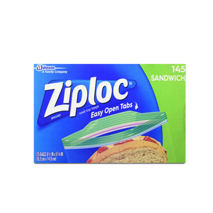 美国进口Ziploc/密保诺保鲜密封袋/食物零食水果储存袋 大中小号