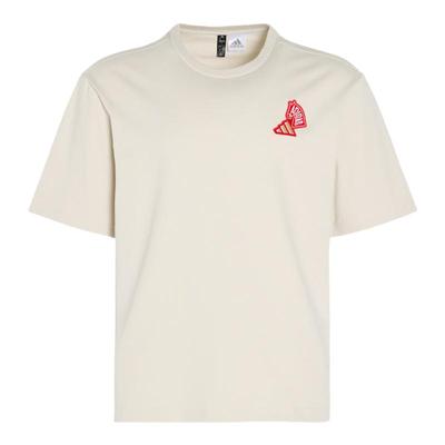 adidas阿迪达斯男女CNY马年限定运动休闲短袖T恤KQ5100