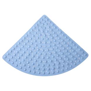 环保加厚淋浴房洗澡间扇形防滑垫三角形沐浴室冲凉房弧形防摔地垫