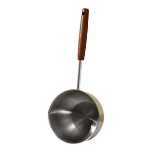 热油小锅不锈钢泼油锅家用热油专用小勺厨房浇油榨油烧油神器