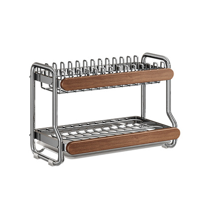 新品研发不锈钢中古风碗碟架