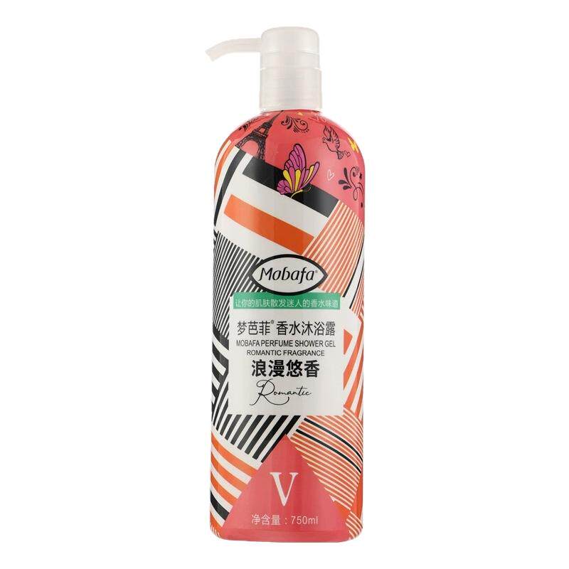 Mobafa梦芭菲香水清爽柔顺洗发乳丝滑发膜美肌悠香沐浴露750ml
