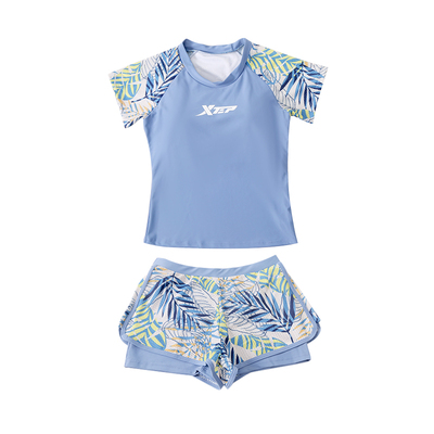 运动度假遮肚泳衣特步2025年新款