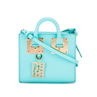 意大利采购新上SOPHIE HULME复古莫兰迪绿女士单肩手提斜挎小方包