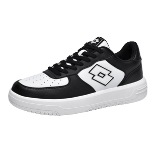 LOTTO乐途男低帮厚底板鞋2026春秋季新款轻便透气软底休闲运动鞋