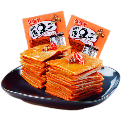 久久丫甜辣风味薄豆干500g