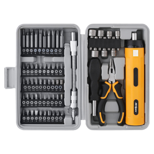 希孟家用电动螺丝刀套装小型起子多功能电批头日常维修工具充电式