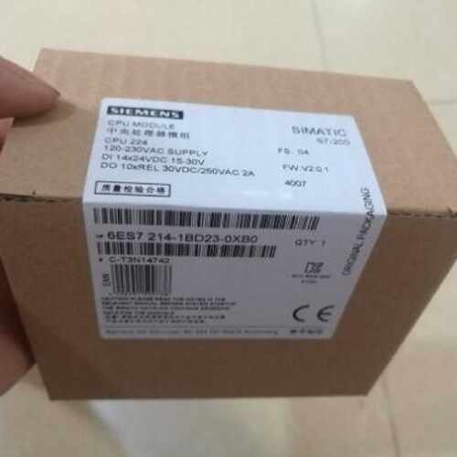 议价西门子CPU224主机6ES7214-1BD23-1AD23-0XB8全新6ES72141AD23