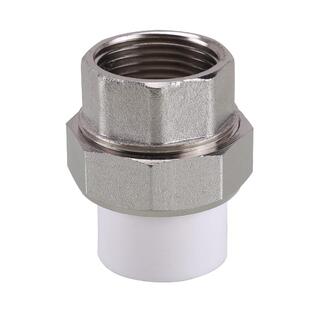 20PPR铜活接4分6分1寸内丝外丝活直接管件配件25/32水管直通接头