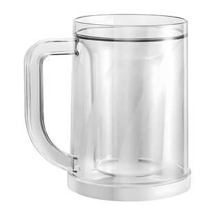 冰镇制冰杯夹层冰镇杯啤酒杯水杯双层冰箱冷冻杯子冷饮杯夏日夏天