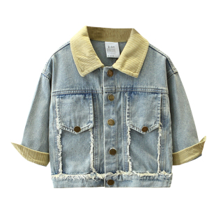 男童牛仔外套春装2026新款儿童时髦韩版上衣宝宝洋气春秋季夹克潮