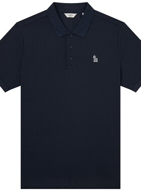 【春夏甄选】Hazzys哈吉斯休闲男短袖POLO领通勤多色简约T恤上衣