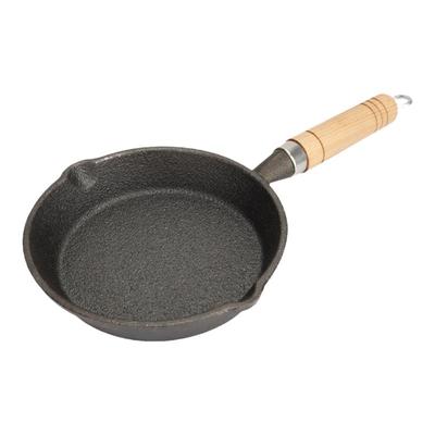 热油小锅铸铁迷你蛋饺神器10cm荷包蛋专用小油锅家用煎蛋锅不粘平