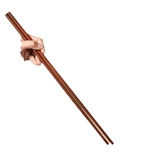 鸡翅木加长筷子防烫捞面吃火锅用耐高温易清洗厨房专用防霉抗菌