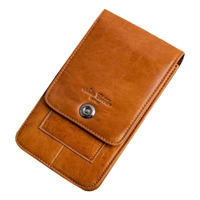 真皮穿皮带手机包男士腰包超薄