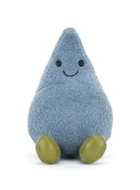 英国Jellycat趣味开心雨滴毛绒玩具安抚玩偶柔软公仔娃娃生日礼物