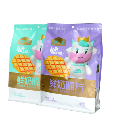 内蒙古蒙元都鲜奶脆片200g