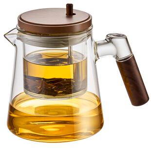 捷安玺飘逸杯泡茶壶2025新款家用茶水分离器玻璃内胆茶具高端茶杯