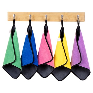 抹布厨房专用吸水不易掉毛去油擦桌子灶台保洁毛巾饭店洗碗擦桌布