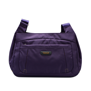 牛津布斜挎包女妇女多格层帆布包斜跨包单包中年女士防水旅行包袋