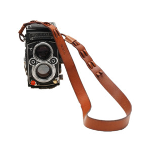 cam-in复古肩带真皮相机背带适用于Rolleiflex单反微单徕卡禄来