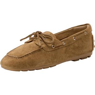 Bata乐福鞋女2026春商场新款时尚舒适通勤复古牛皮一脚蹬AZM05AA6