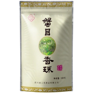 三花牌蟹目香珠 茉莉花茶叶浓香型茉莉龙珠茶成都茶厂100gX5