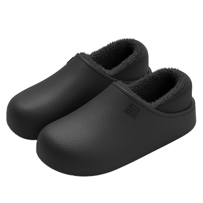 防臭棉拖鞋男士EVA防水包跟外穿