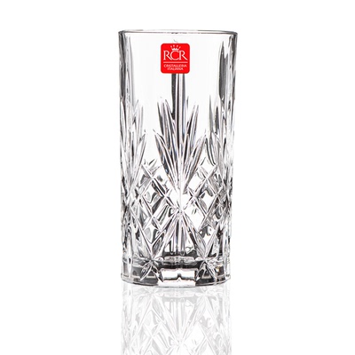 rcr刻花客厅喝水玻璃泡茶杯进口