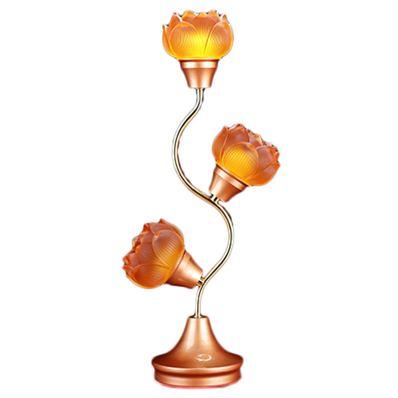 莲花灯佛供灯led佛具琉璃佛前