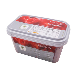 乐果纷覆盆子果泥1kg 法国进口冷冻桑子果茸果酱冰淇淋蛋糕烘焙