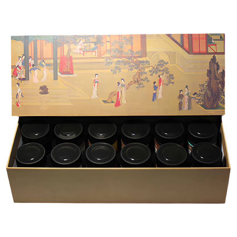 姜思序堂国画颜料30ml12色18色汉宫春晓版套装工笔画写意画颜料