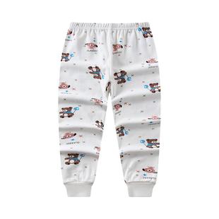 儿童纯棉秋裤单条男童内穿女童打底衬线裤宝宝薄款秋冬保暖裤睡裤