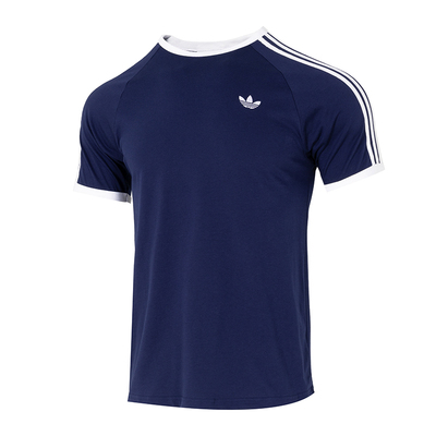 阿迪达斯短袖男透气圆领纯棉T恤