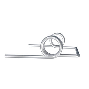 304不锈钢线径1.0毫米90180度双扭簧机械夹子小扭力弹簧厂家定制