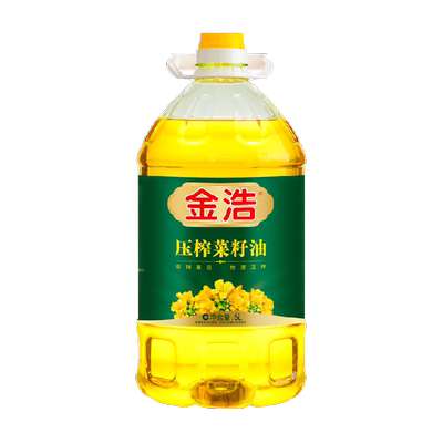 金浩压榨菜籽油5L金浩
