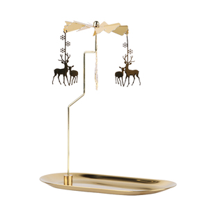 香薰蜡烛工具套装点燃灭烛器烛芯剪灭烛罩灭火配件旋转走马灯摆件