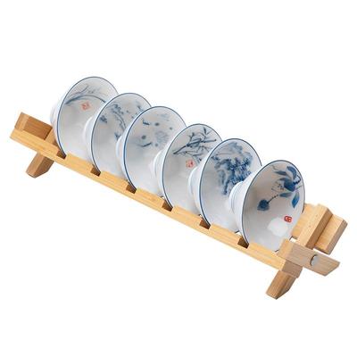 唯有青白瓷国风斗笠杯手绘釉下彩