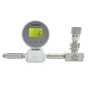 AMS2106数显微气体质量流量计直管段针阀控制器精准控制流量大小