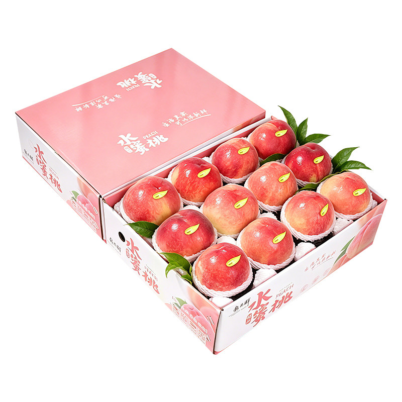 顺丰礼盒装龙泉松森水蜜桃