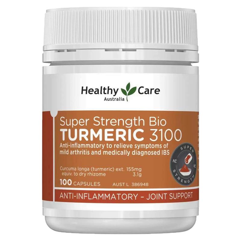 澳洲HealthyCare姜黄素100粒